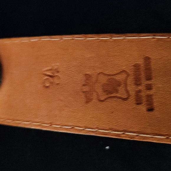 GENUINE LEATHER SNAKE SKIN BELT - Picture 4 of 4